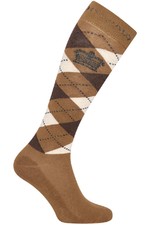 2022 HV Polo Womens Argyle Socks 205093013 - Copper Brown